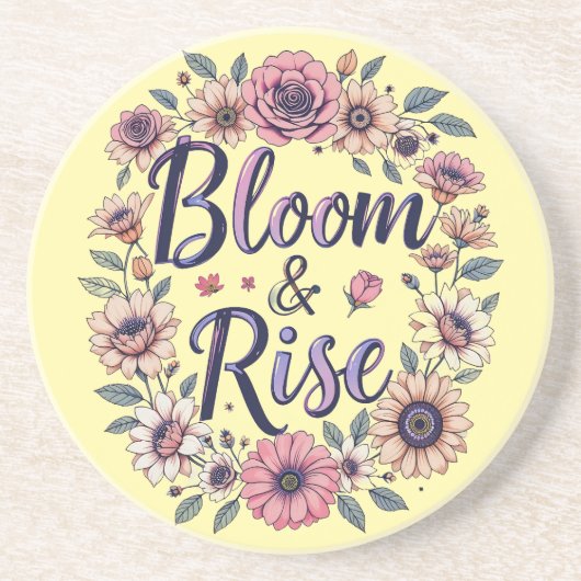 Bloom und Rise Getränkeuntersetzer (Vorne)