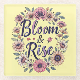 Bloom und Rise Glasuntersetzer