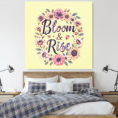 Bloom und Rise Leinwanddruck (Insitu (Schlafzimmer))