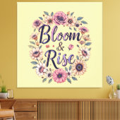 Bloom und Rise Leinwanddruck (Insitu (Wohnzimmer))