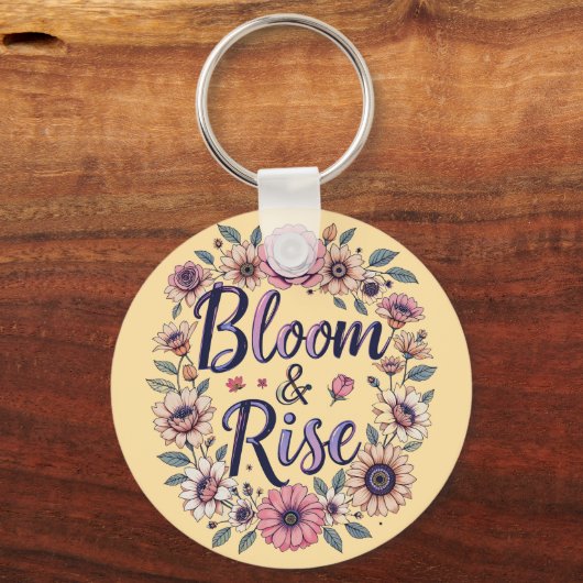 Bloom und Rise Schlüsselanhänger (Rückseite)