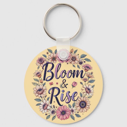 Bloom und Rise Schlüsselanhänger (Rückseite)