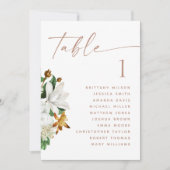 Bloom Vintage Kamelien Hochzeitskarte Einladung (Vorderseite)