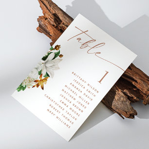 Bloom Vintage Kamelien Hochzeitskarte Einladung