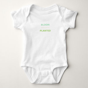 Bloom where you are Planted Hoodie & Tasse - Inspi Baby Strampler