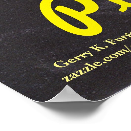 "BLOOM where you are PLANTED" POSTER (Ecke)