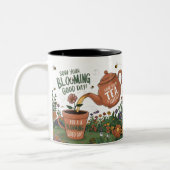 "Bloom where you are Planted Tasse" Zweifarbige Tasse (Links)