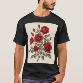 Bloom Where You Are Planted | Vintage Rose Botanic T-Shirt