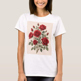 Bloom Where You Are Planted | Vintage Rose Botanic T-Shirt