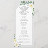 Bloom White Floral Long Program Programm (Vorderseite)