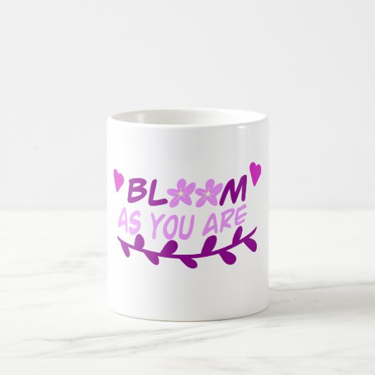 Bloom, wie du bist kaffeetasse (Mittel)