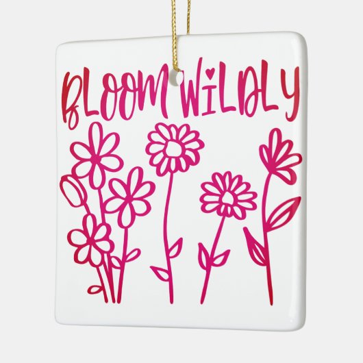 BLOOM WILDLY [2] KERAMIKORNAMENT (Links)