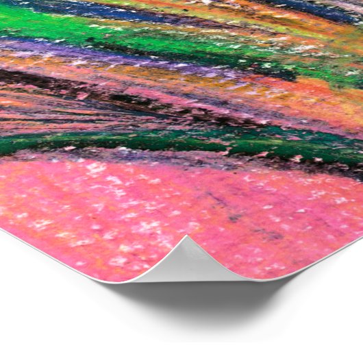 Bloom With Grace Art Poster für sie (Ecke)