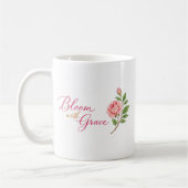 Bloom with Grace cup with a rose" 🌸 Kaffeetasse (Links)