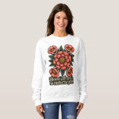 Bloom with Grace Damen-Sweatshirt Sweatshirt (Vorne ganz)