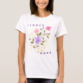 Bloom With Grace - Elegant Pastel Floral Women’s T-Shirt (Vorderseite)
