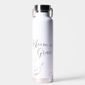 🌸 Bloom with Grace 🌿 Trinkflasche (Vorne)