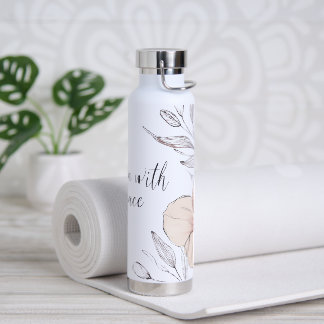 🌸 Bloom with Grace 🌿 Trinkflasche