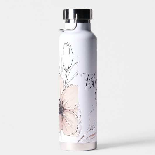 🌸 Bloom with Grace 🌿 Trinkflasche (Rechts)