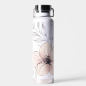 🌸 Bloom with Grace 🌿 Trinkflasche (Rückseite)