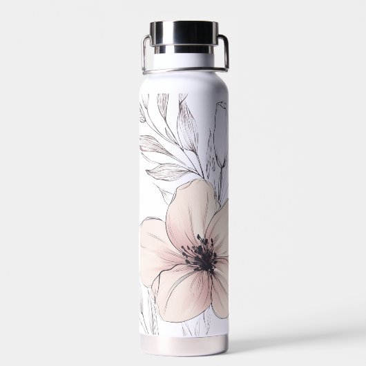 🌸 Bloom with Grace 🌿 Trinkflasche (Rückseite)