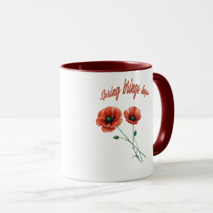 "Bloom with Hope - Spring Blume Tasse" Tasse