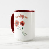 "Bloom with Hope - Spring Blume Tasse" Tasse (Vorderseite Links)