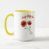 "Bloom with Hope - Spring Blume Tasse" Tasse (Links)