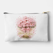Bloom With Love Floral Romantic Tolletry Bags Zubehörtasche (Rückseite)