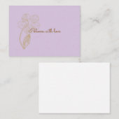  Bloom with Love Positive Affirmation Mitteilungskarte (Vorne/Hinten)