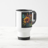 "Bloom with Time" Reisecoffee Mug Reisebecher (VorderseiteRechts)