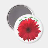 Bloom, wo du angepflanzt bist magnet (Vorderseite/Rückseite)