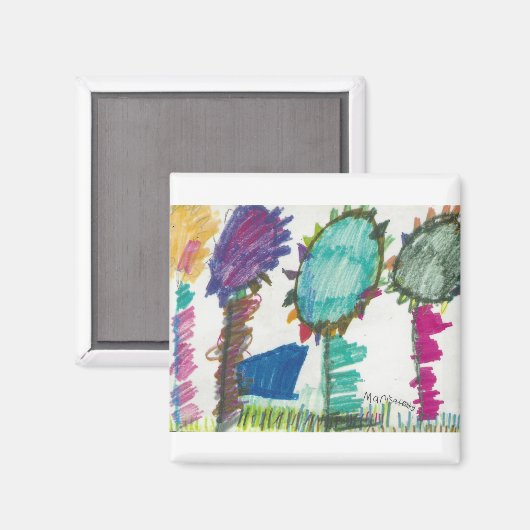 Bloom, wo du bist magnet (Vorderseite/Rückseite)