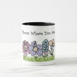 Bloom, wo du bist tasse