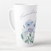 Bloom, wo du gepflanzt bist milchtasse (Linke Ecke)