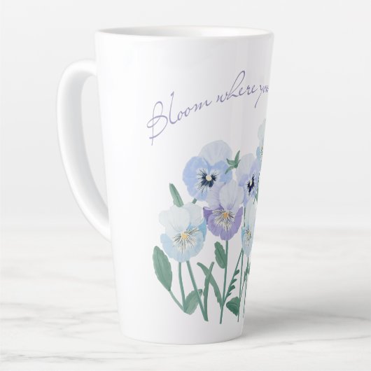 Bloom, wo du gepflanzt bist milchtasse (Linke Ecke)