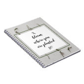 Bloom, wo Sie gepflanzt Notebook Notizblock (Rechte Seite)