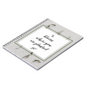 Bloom, wo Sie gepflanzt Notebook Notizblock (Linke Seite)