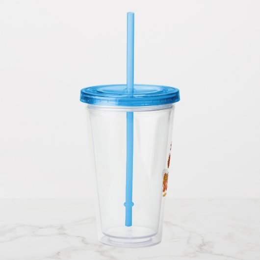 Bloom Wo Sie gepflanzt sind Acryltrinkbecher (Rechts)