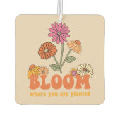 Bloom Wo Sie gepflanzt sind Autolufterfrischer (Rückseite)