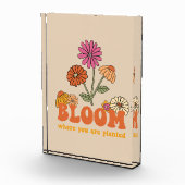 Bloom Wo Sie gepflanzt sind Fotoblock (Rechts)