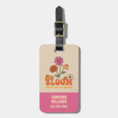 Bloom Wo Sie gepflanzt sind Gepäckanhänger (Vorderseite vertikal)
