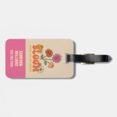 Bloom Wo Sie gepflanzt sind Gepäckanhänger (Rückseite horizontal)