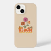 Bloom Wo Sie gepflanzt sind iPhone Hülle (Rückseite)