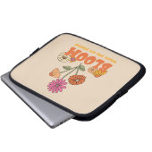 Bloom Wo Sie gepflanzt sind Laptopschutzhülle (Vorne Knopf)