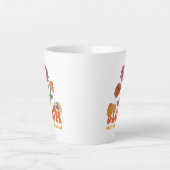 Bloom Wo Sie gepflanzt sind Milchtasse (Vorderseite)