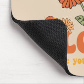 Bloom Wo Sie gepflanzt sind Mousepad (Ecke)