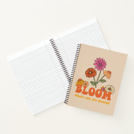 Bloom Wo Sie gepflanzt sind Notizblock (Innenseite)