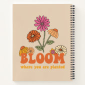 Bloom Wo Sie gepflanzt sind Notizblock (Rückseite)