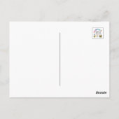 Bloom Wo Sie gepflanzt sind Postkarte (Rückseite)